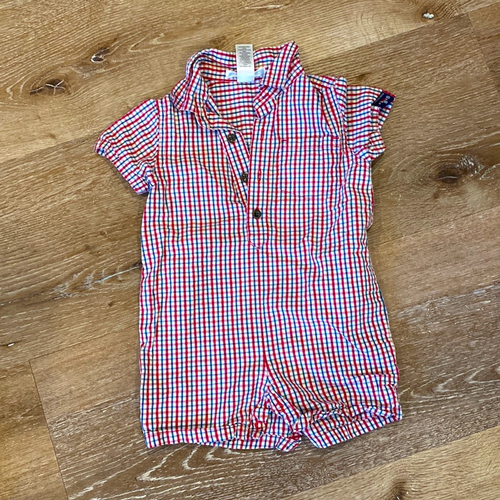 Janie and Jack cotton romper (6-12 mts)